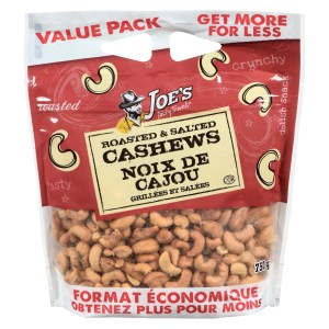 Joe's Tasty Travels Salted Roasted Cashews 750g