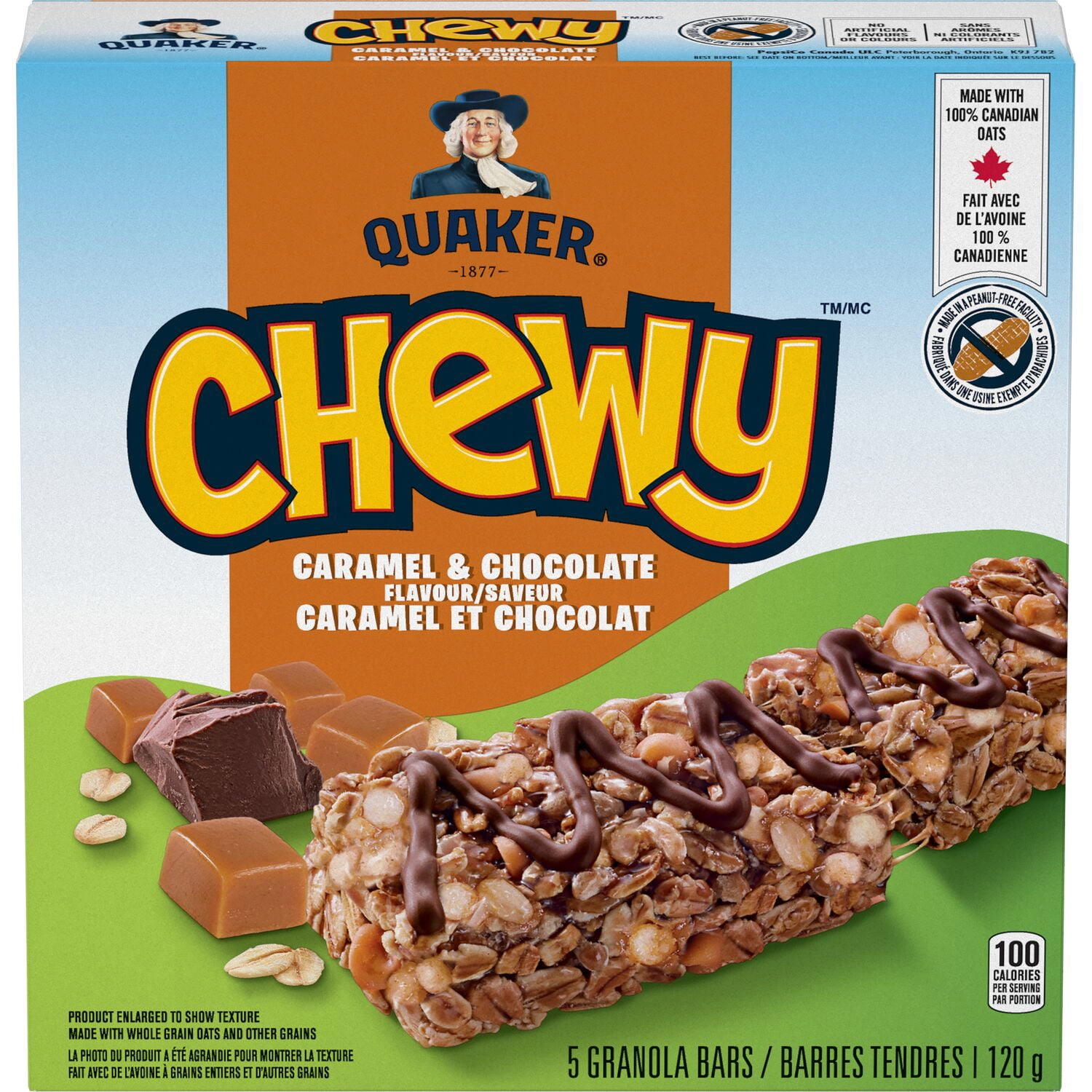 Quaker Chewy Granola Bars - Caramel & Chocolate Flavour - Image 6