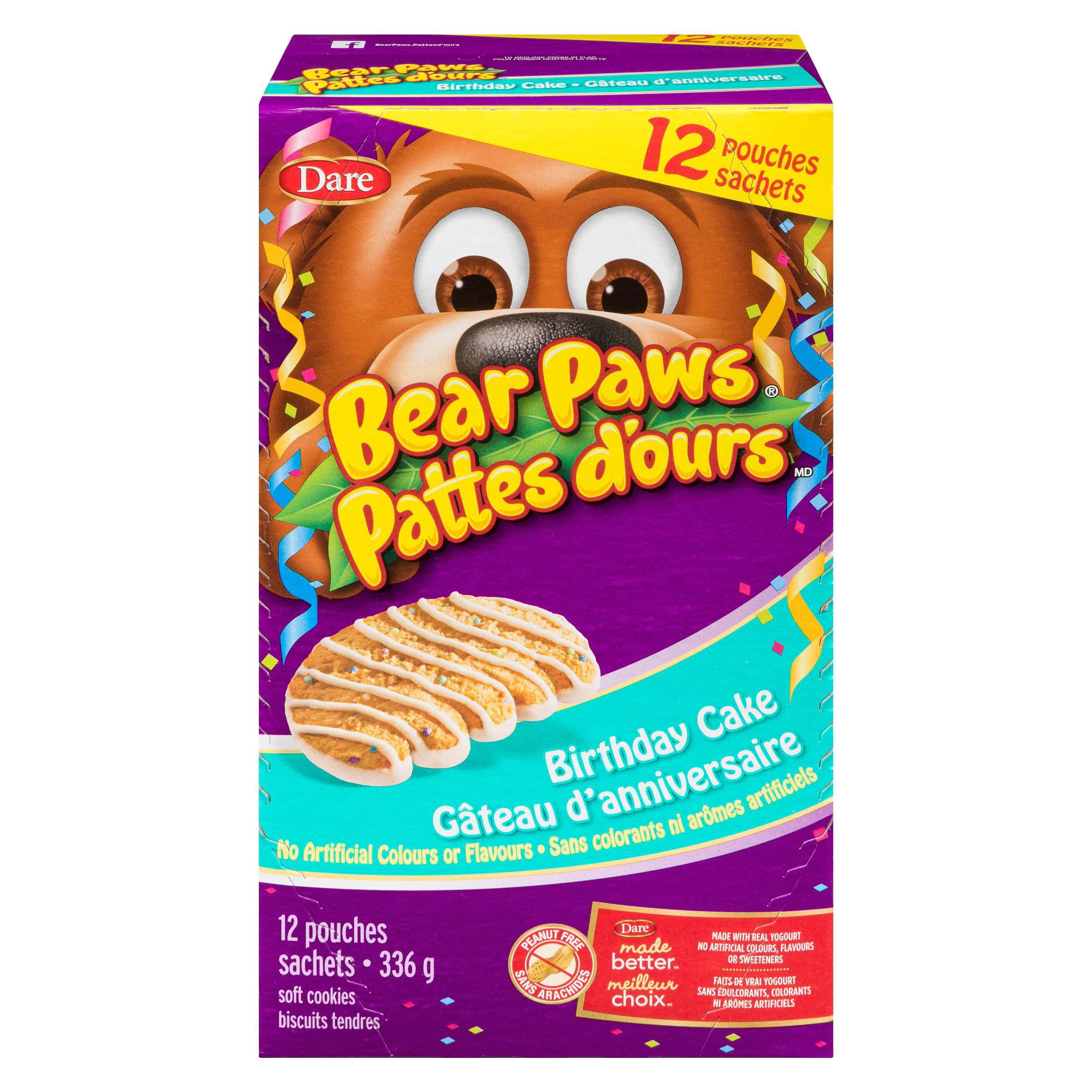 Bear Paws Birthday Cake Family Pack