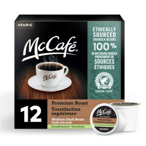 McCafé Premium Roast Decaf K-Cup Pods - 12 Count