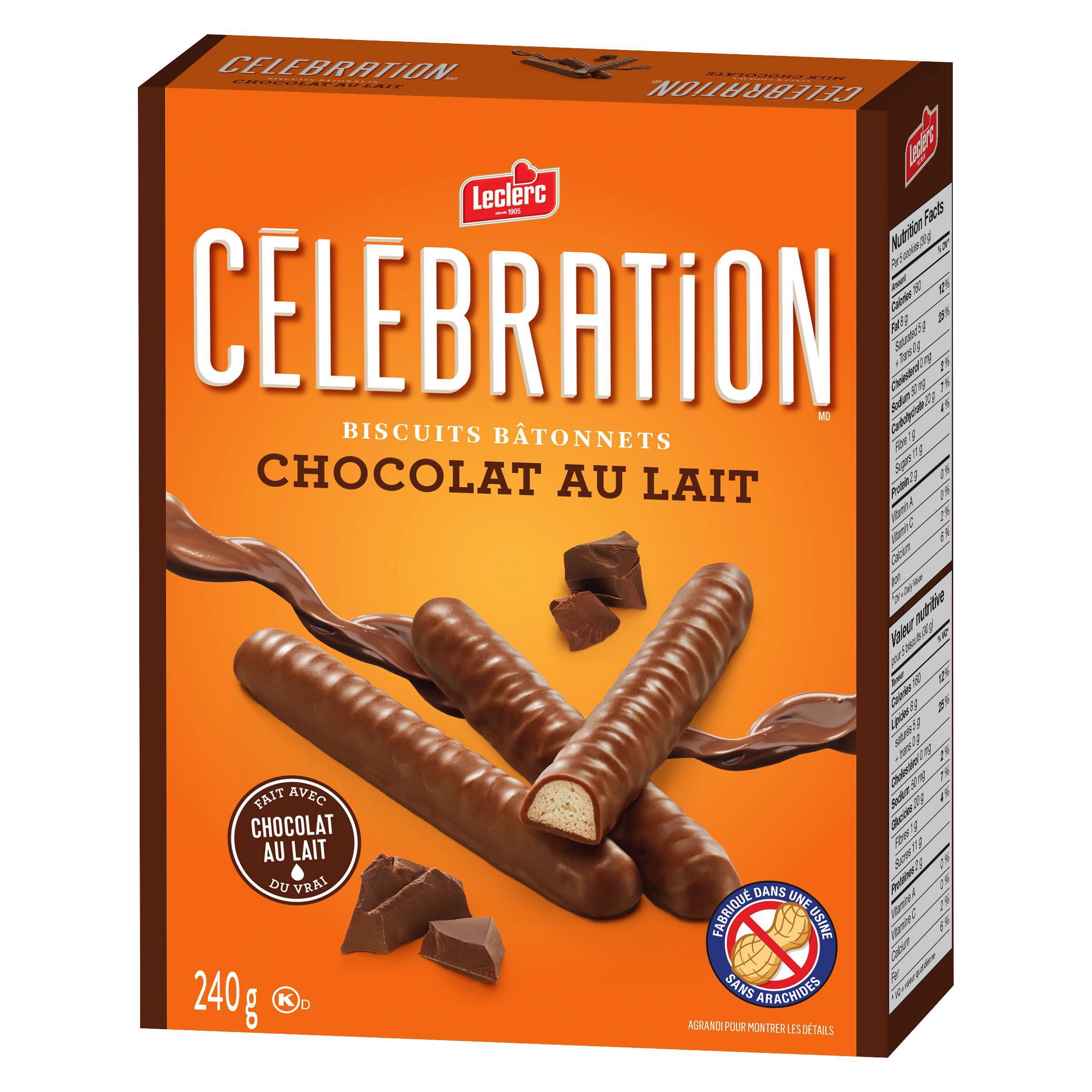 Celebration Milk Chocolate Fingers 240g - Image 8