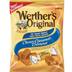 Werther's Original No Sugar Added Chewy Caramel Candy 60g