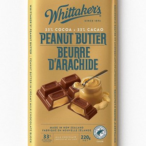 Whittaker's Peanut Butter Bear Paws Veggies + Fruits Cookies 220g