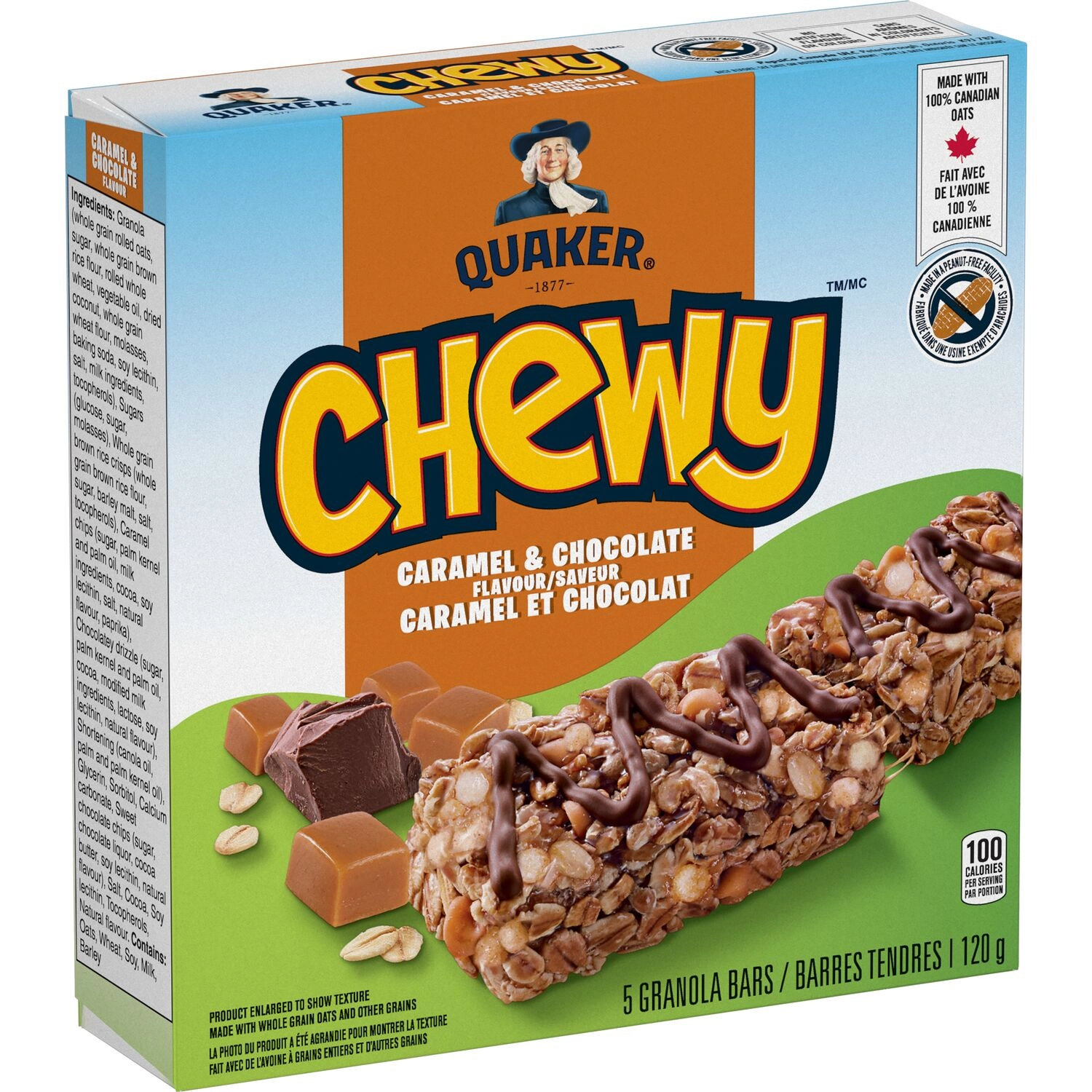 Quaker Chewy Granola Bars - Caramel & Chocolate Flavour - Image 7