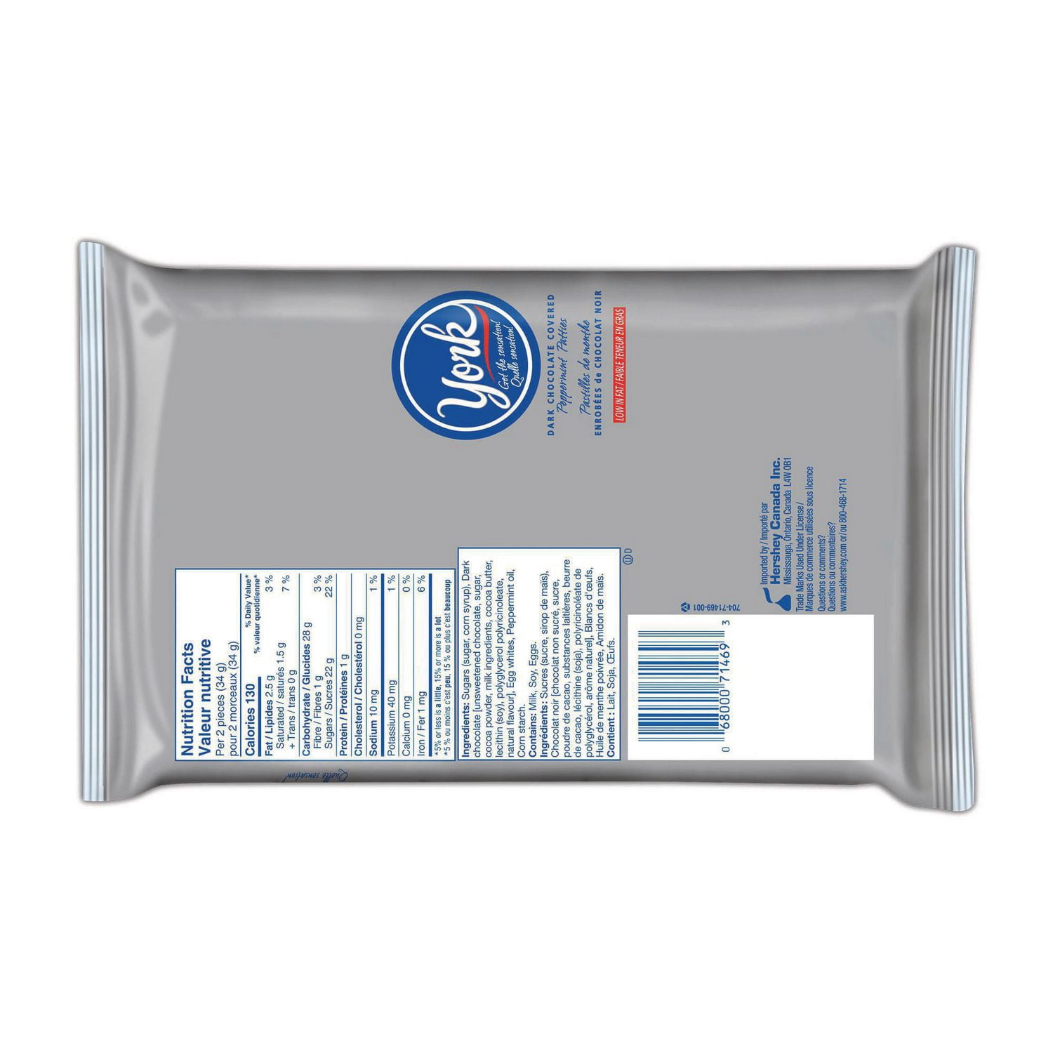 York Dark Chocolate Peppermint Patties 136g - Image 3