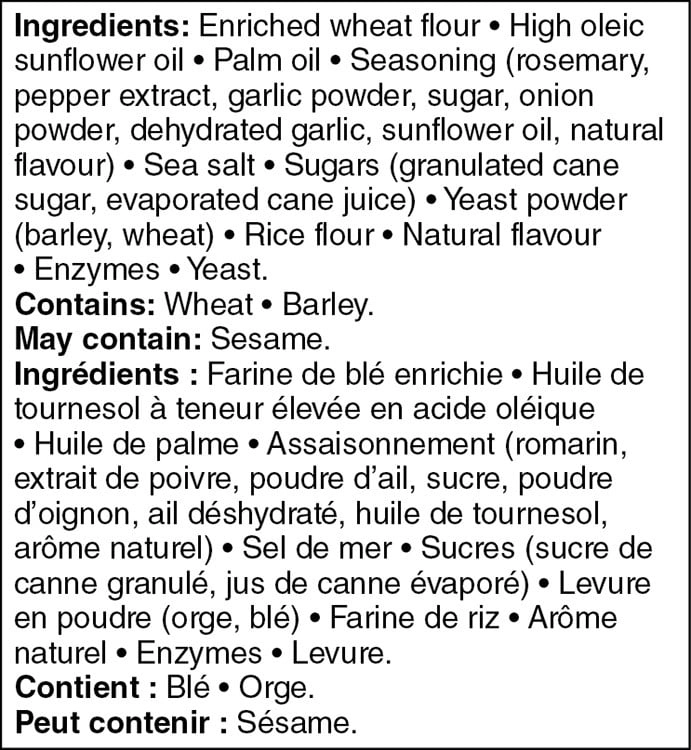 Great Value Rosemary Scalloped Crackers - Image 3