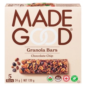 MadeGood Chocolate Chip Granola Bars 5pk 120g