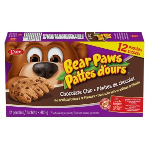 Bear Paws Chocolate Chip Family Pack 480g