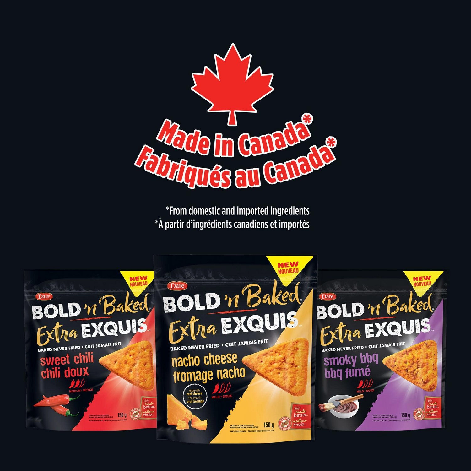 Dare Bold 'n Baked Nacho Cheese Crackers - Image 7