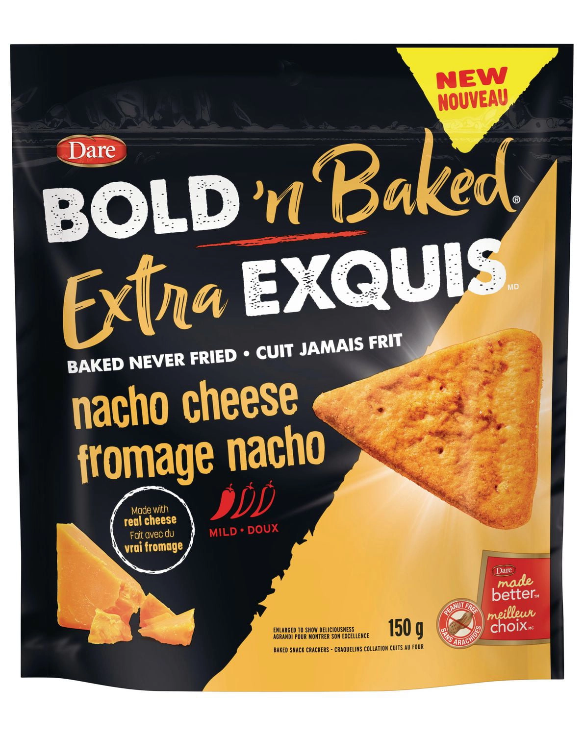 Dare Bold 'n Baked Nacho Cheese Crackers