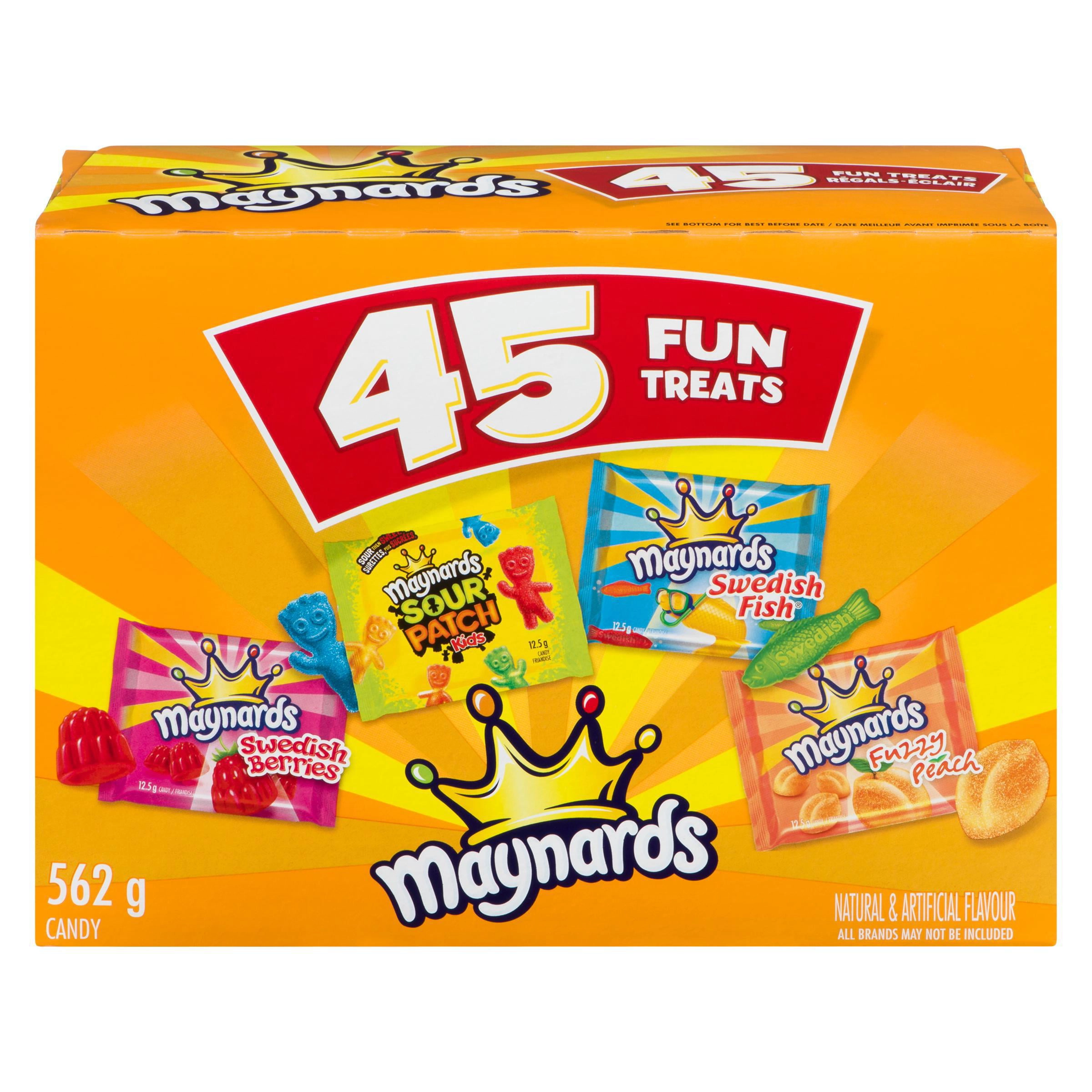 Maynards Assorted Fun Treats Candy 45 Count 562g