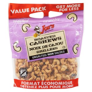 Joe's Tasty Travels Roasted Cashews 750g