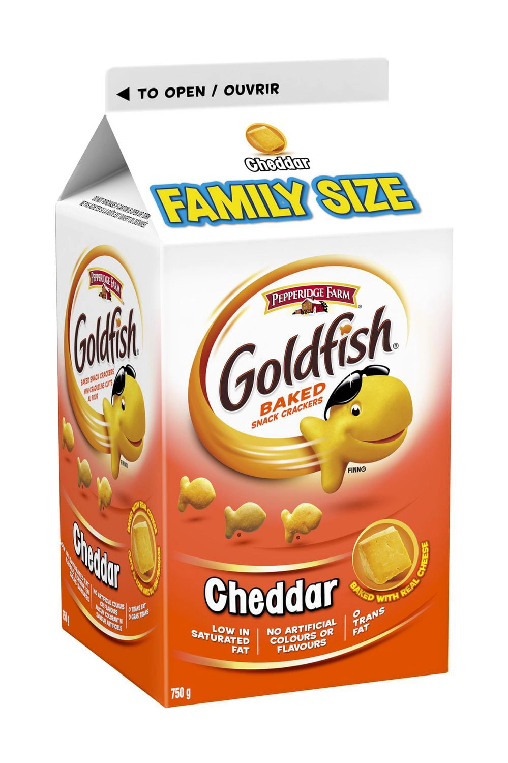 Goldfish Cheddar Crackers Family Pack Snack - Image 6