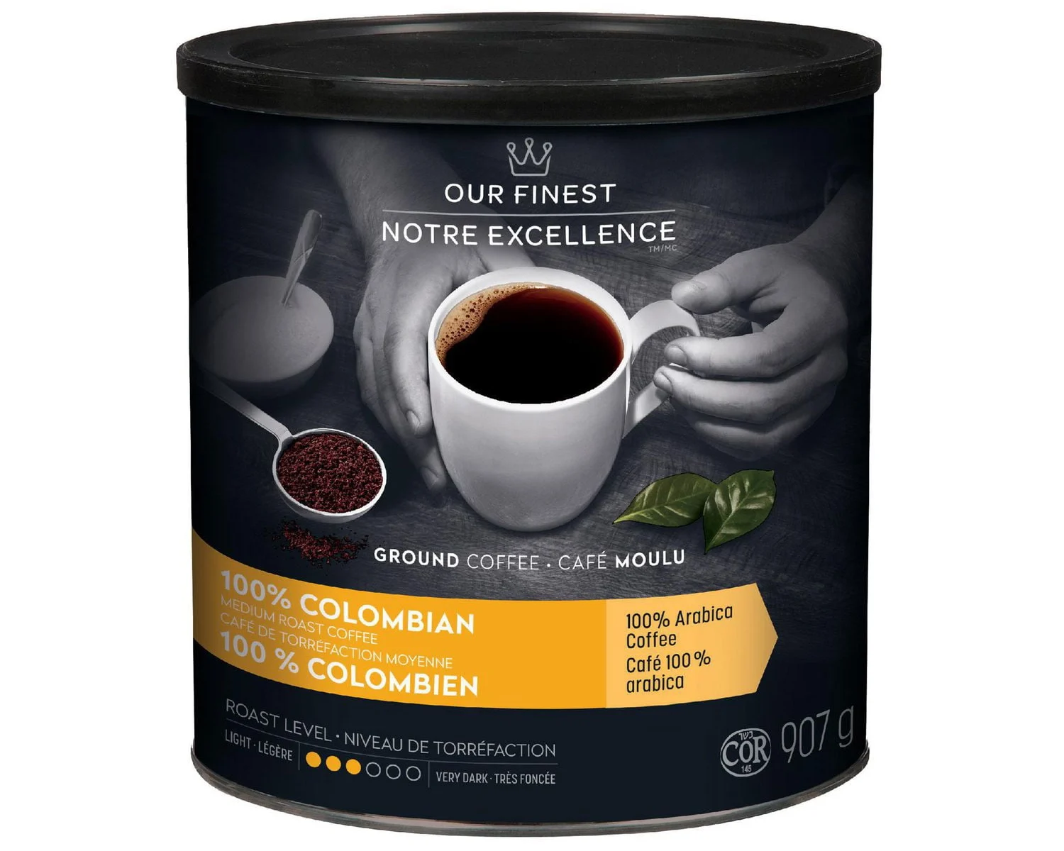 Our Finest 100% Colombian Medium Roast Ground Coffee 907g