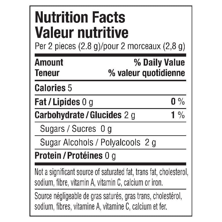 Excel White Spearmint Teeth Whitening Sugar-Free Chewing Gum, 60 Pieces, 1 Bottle 84g - Image 4