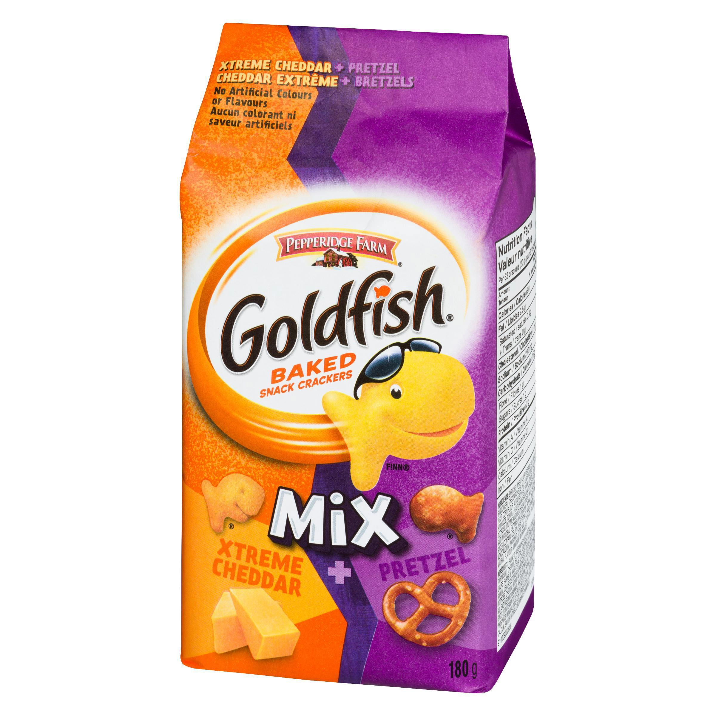 Goldfish Mix Xtreme Cheddar and Pretzel Crackers - Image 7