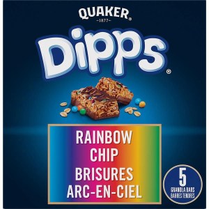DIPPS Quaker Dipps Granola Bars - Rainbow Chip 150g