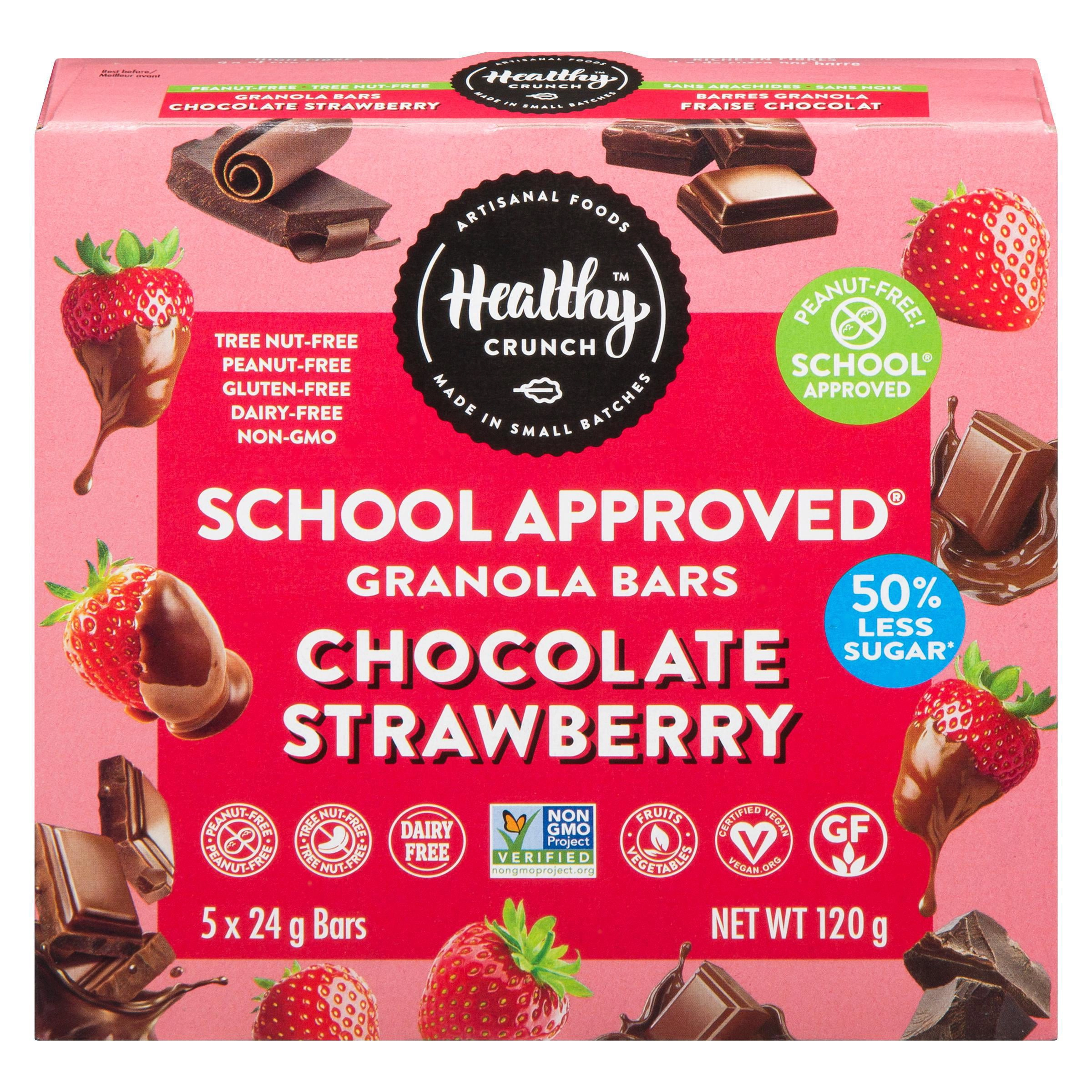 Healthy Crunch Chocolate Strawberry School Approved® Granola Bars