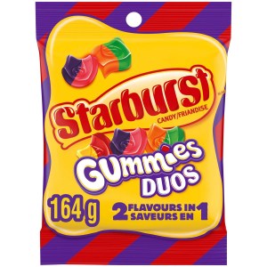 Starburst Flavour Duos Gummy Candy Sharing Bag, 164g