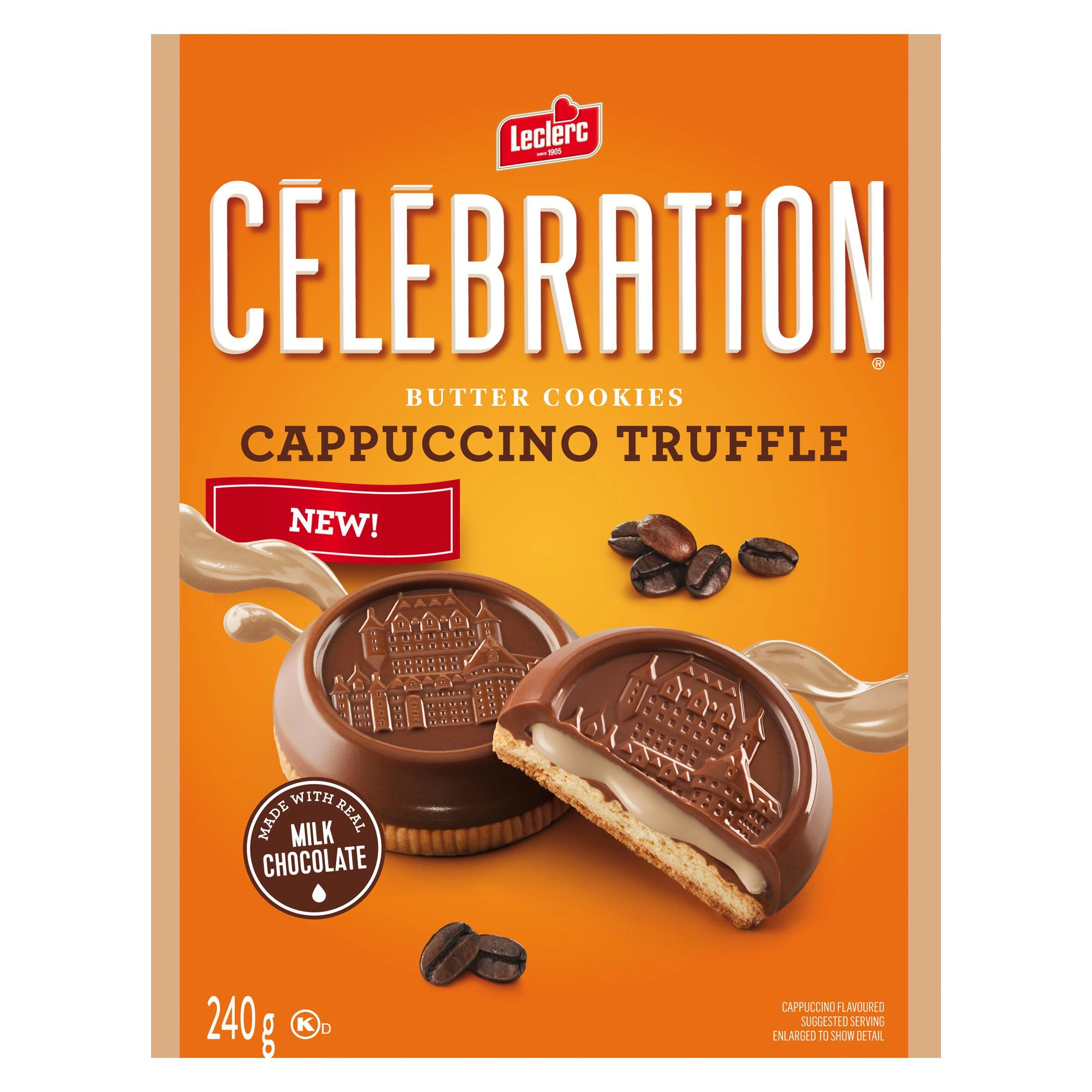 Leclerc Celebration Cappuccino Truffle Milk Chocolate Cookie - Image 2