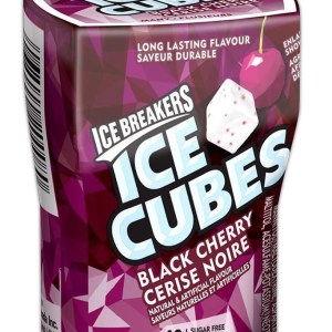Hershey's Ice Breakers Ice Cubes Black Cherry Sugar Free Gum