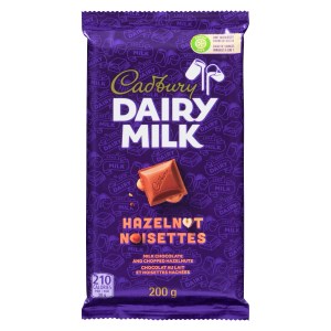 Cadbury Dairy Milk Hazelnut Chocolate Bars, 200g