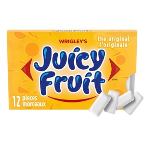 Juicy Fruit Fruit Flavoured Chewing Gum, 12 Pieces, 1 Pack