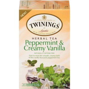 Twinings Peppermint and Creamy Vanilla Herbal Tea