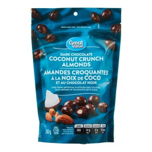 Great Value Dark Chocolate Coconut Crunch Almonds