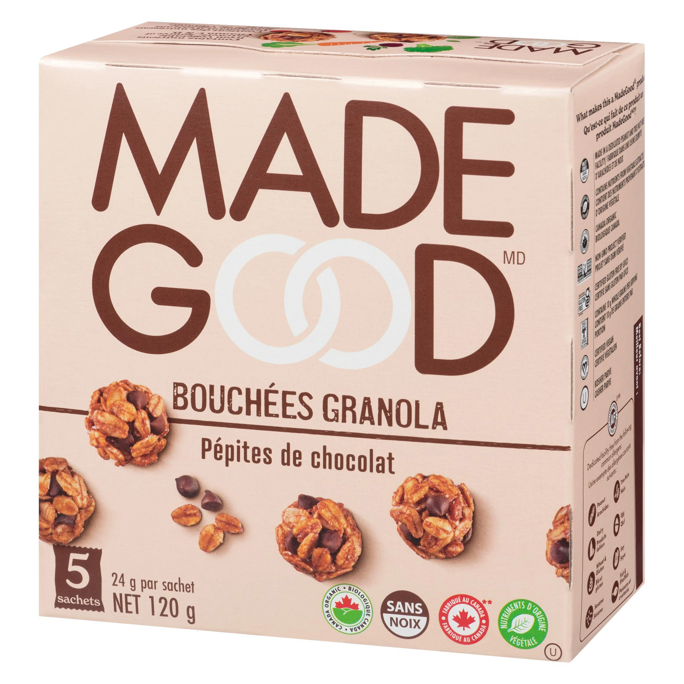 MadeGood Chocolate Chip Granola Minis 5pk 120g - Image 8