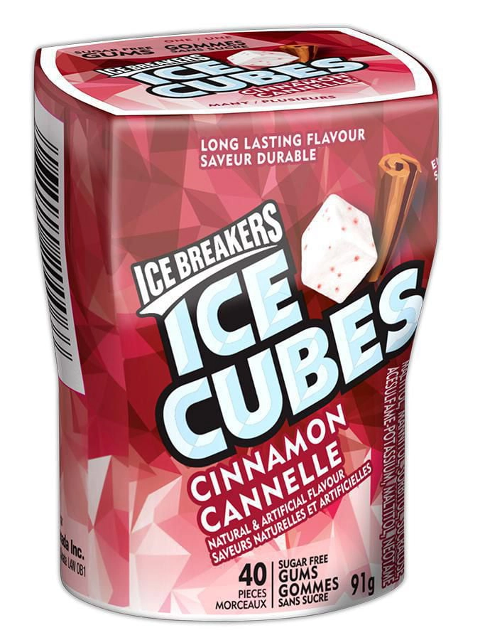 Hershey's Ice Breakers Ice Cubes Cinnamon Sugar Free Gum 72g