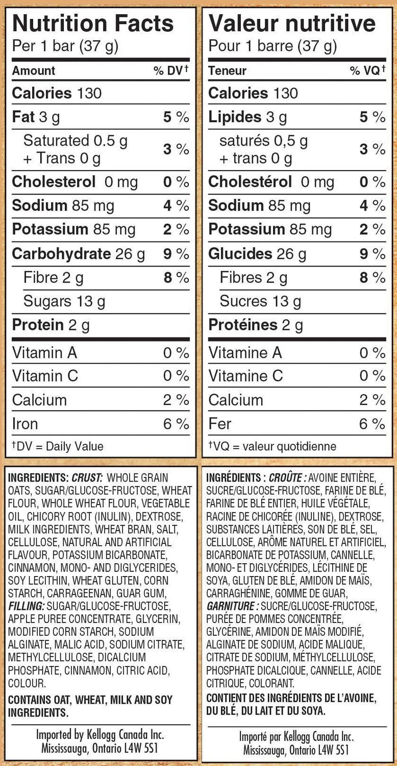 Kellogg's Nutri-Grain Cereal Bars 295g - Apple Cinnamon, 8 Bars - Image 5