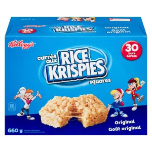 Rice Krispies Squares Bars 660g Jumbo Pack - Original, 30 Cereal Bars