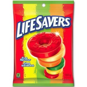 Life Savers Five Flavour Hard Candy Bag 150g
