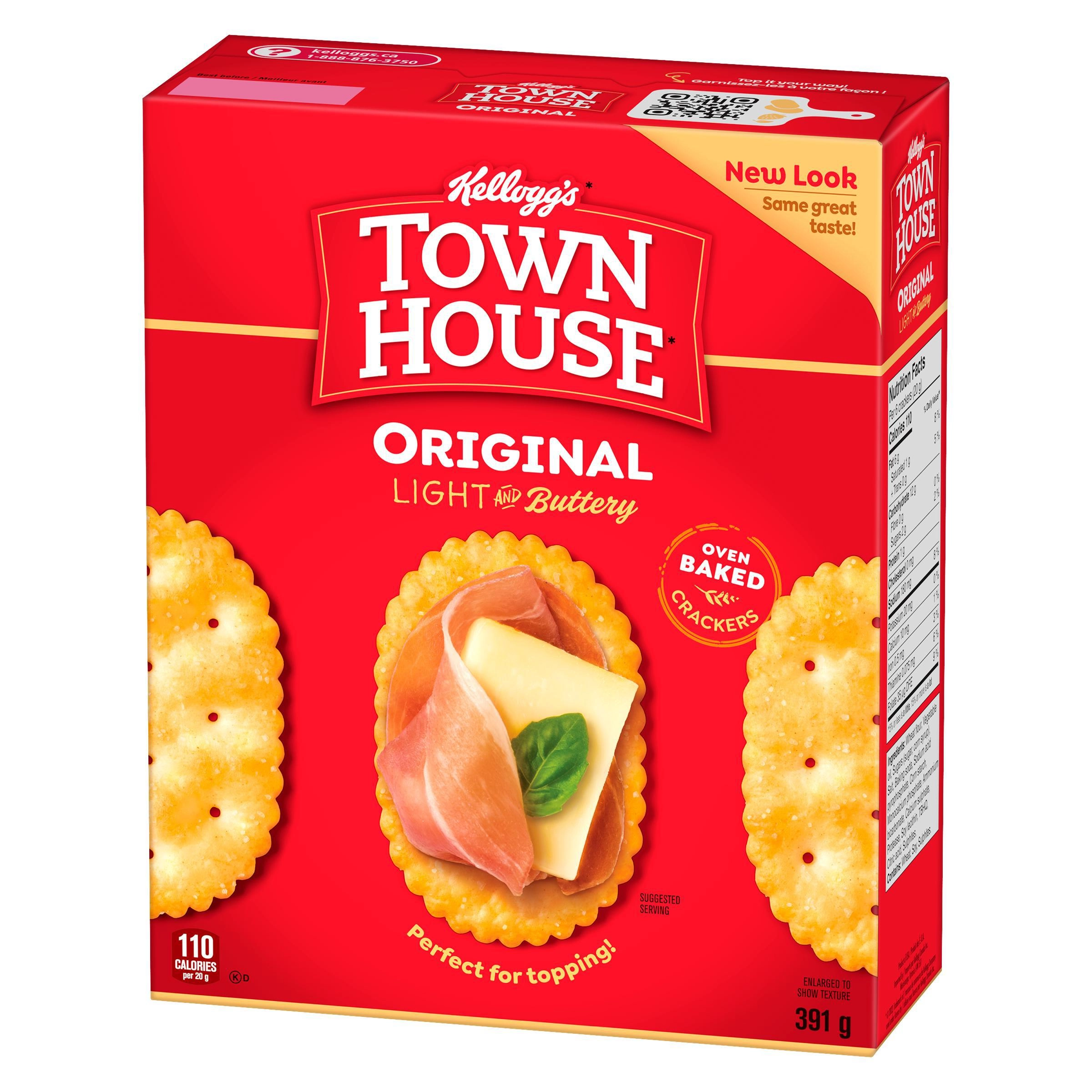 Keebler Kellogg's Town House Original Cracker, 391g - Image 17