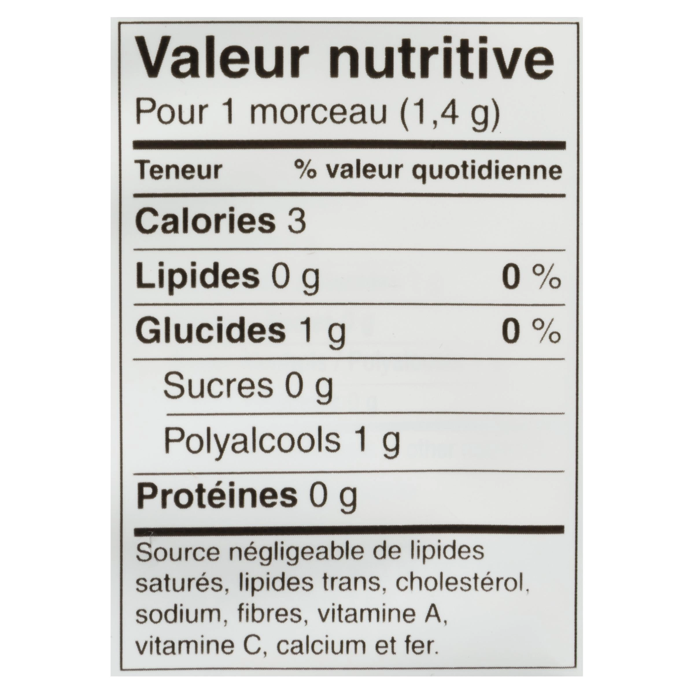 Dentyne Ice Spearmint Sugar-Free Gum 4 Pack (12 pieces per pack) 67g - Image 4