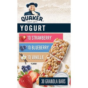 Quaker Yogurt Variety Pack Granola Bars - 30ct Strawberry Blueberry Vanilla