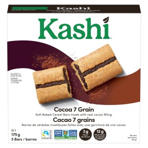 Kashi Cocoa 7 Grain Soft Baked Cereal Bars, 175g (5 x 35g)