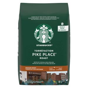 Starbucks Pike Place Roast Coffee Whole Bean 907g