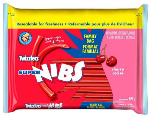 TWIZZLERS SUPER NIBS Cherry Candy