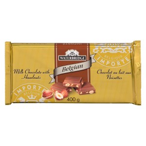 Waterbridge Milk Chocolate with Hazelnuts 400g