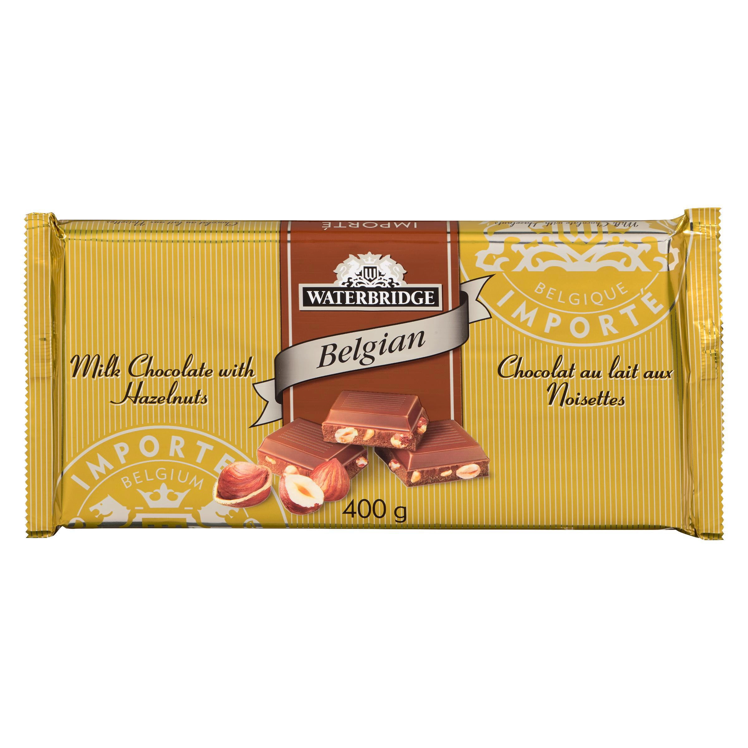 Waterbridge Milk Chocolate with Hazelnuts 400g