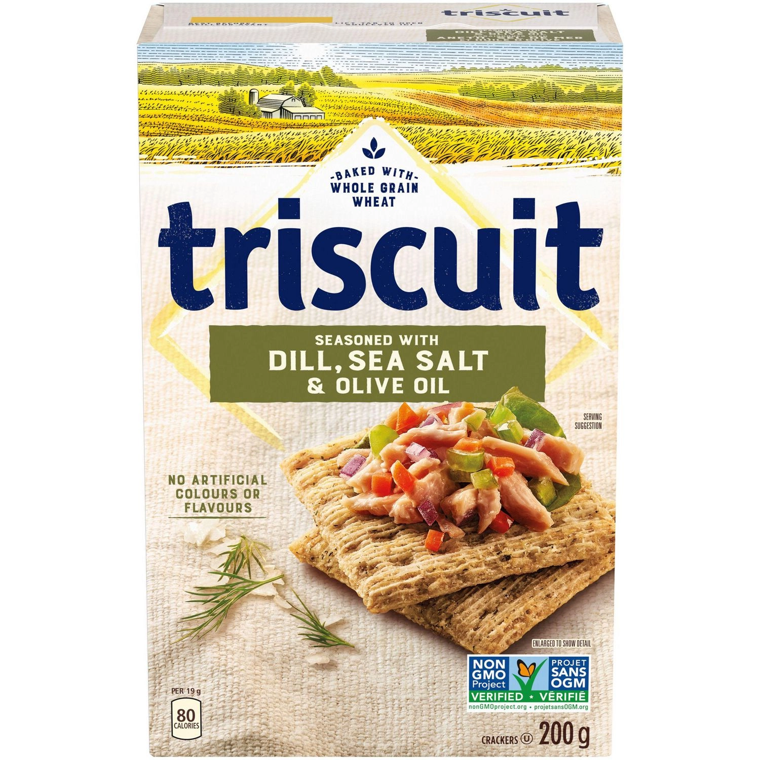Triscuit Dill, Sea Salt & Olive Oil Crackers - Image 2