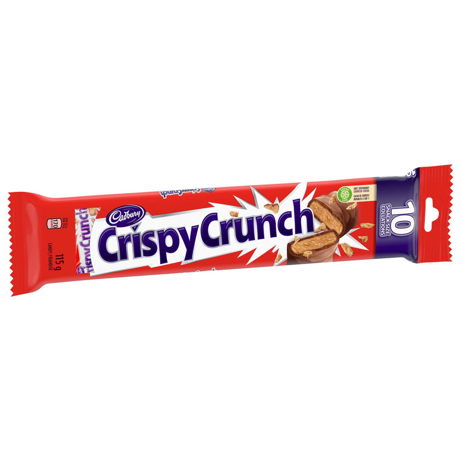 Cadbury Crispy Crunch Snack Size 10Pk 115g - Image 6