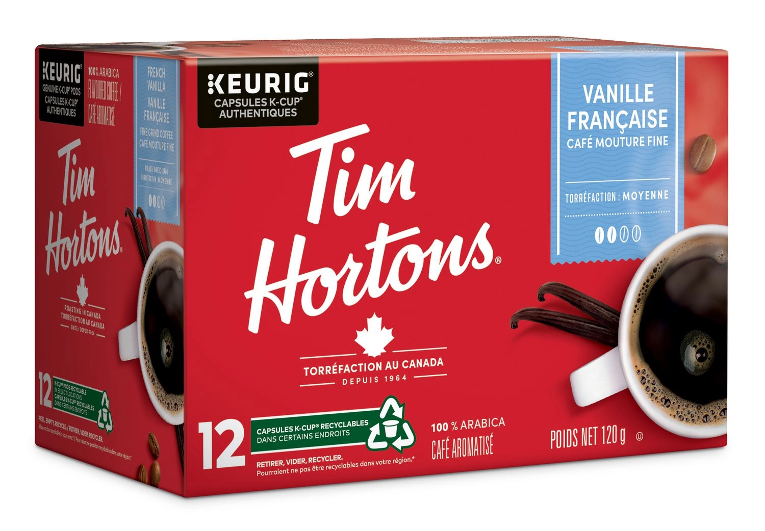 Tim Hortons French Vanilla Light Medium Roast Coffee - Image 8