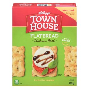 Keebler Kellogg’s Town House Flatbread Crisps Italian Herb Crackers