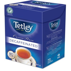 Tetley Decaffeinated Orange Pekoe Tea 160g