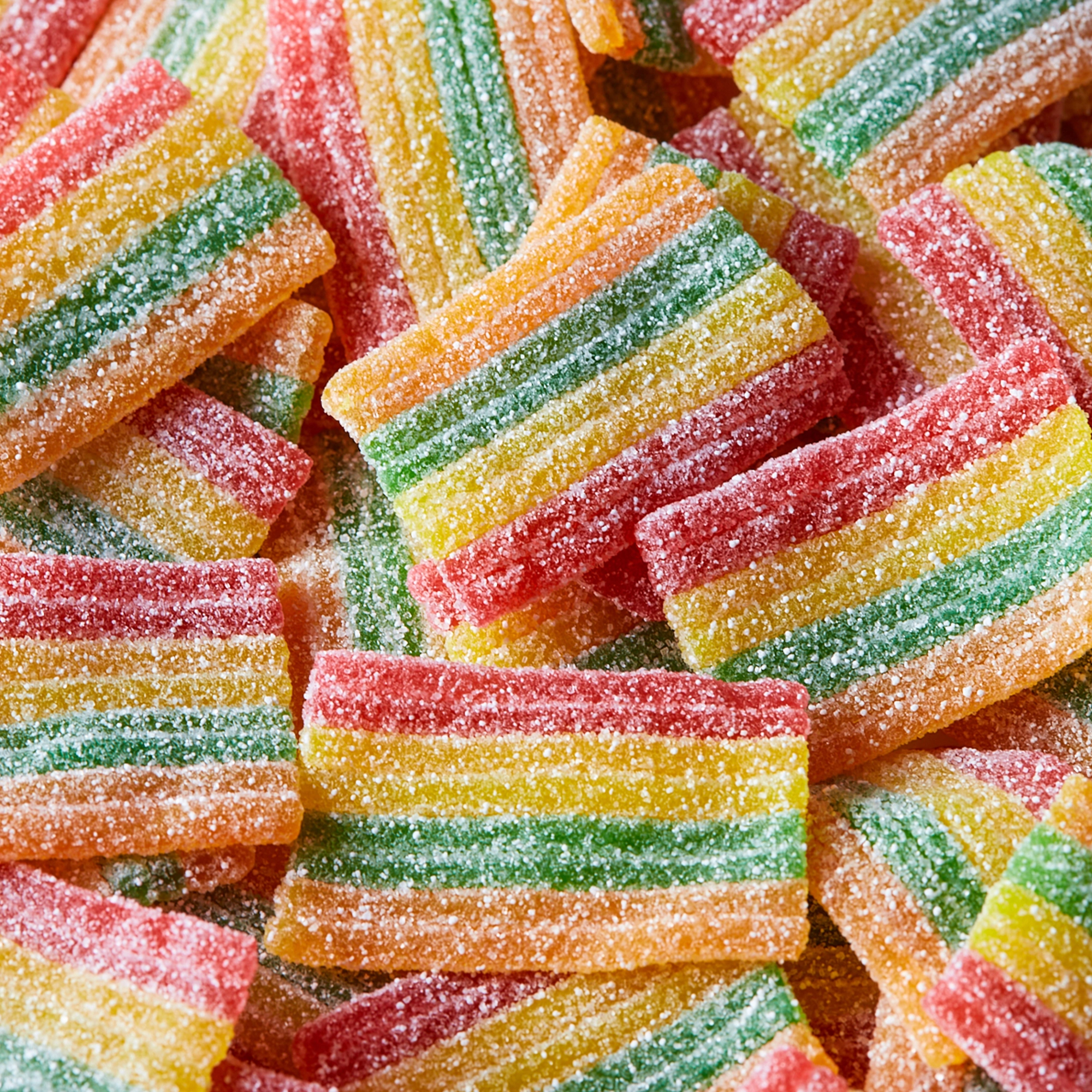 Haribo Z!NG Rainbow Strips Sour Gummy Candy 170g - Image 3