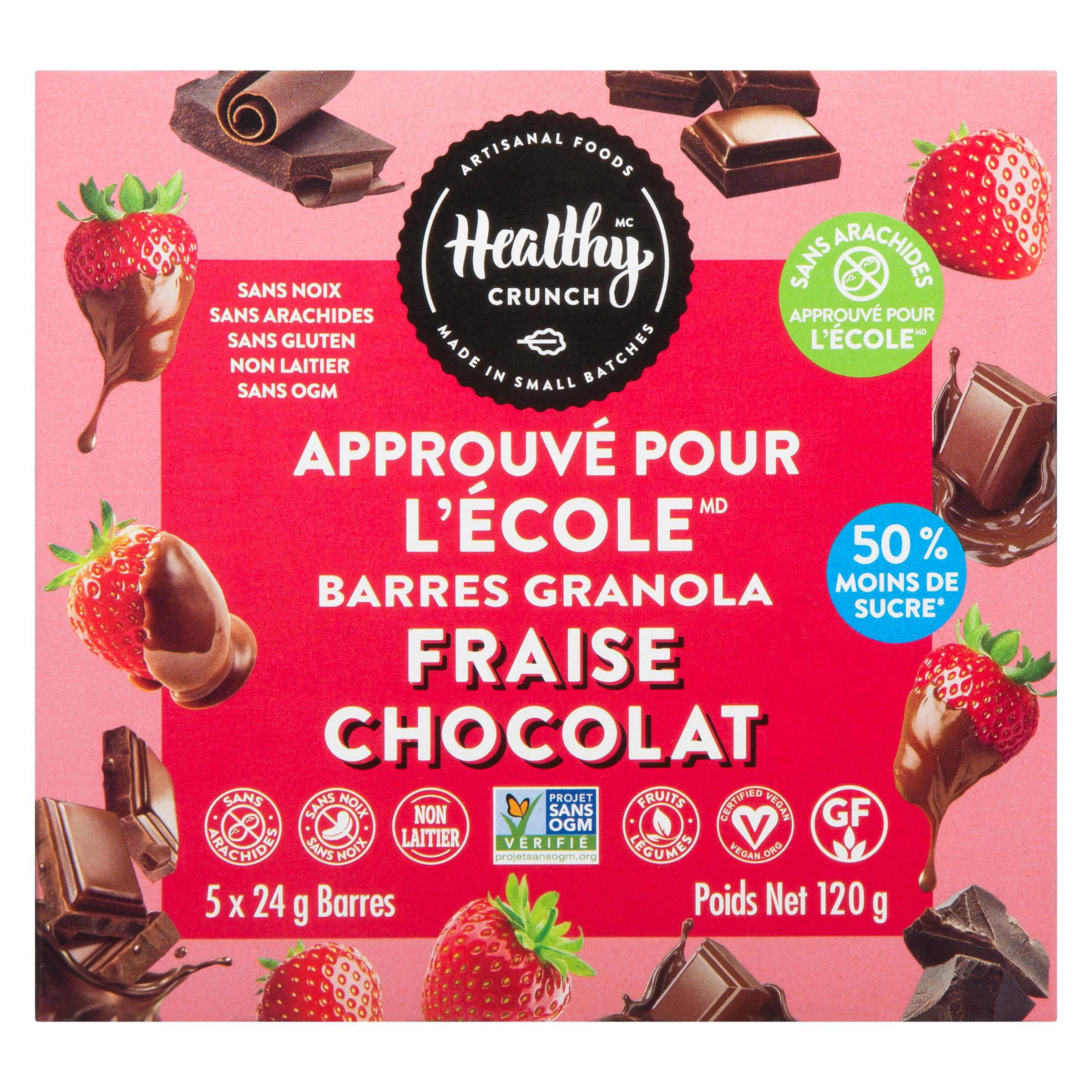 Healthy Crunch Chocolate Strawberry School Approved® Granola Bars - Image 3