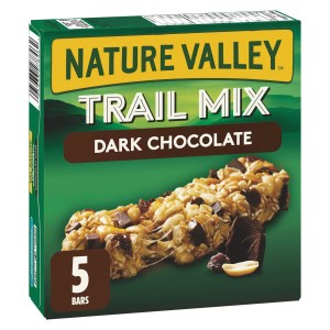 Nature Valley Chewy Trail Mix Granola Bars, Dark Chocolate, 5 ct 175 g